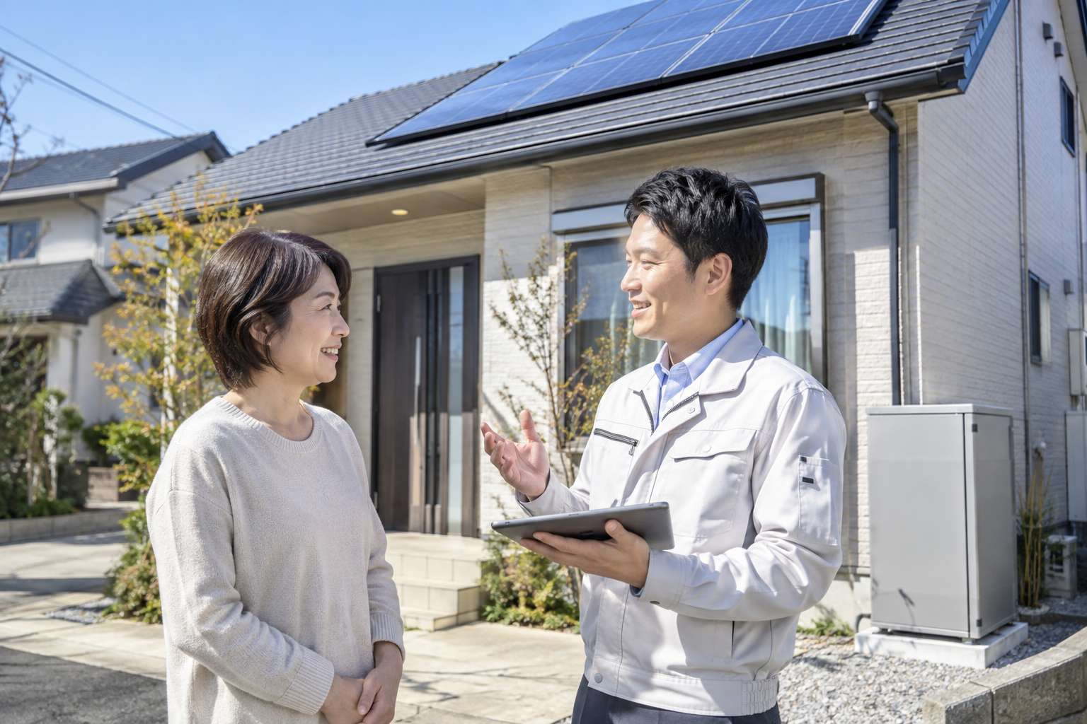 船橋市の太陽光・蓄電池｜費用・補助金・施工・点検を確認｜二和パワーテック｜千葉県の太陽光・蓄電池相談