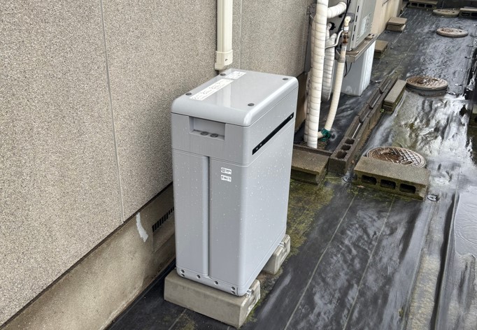印西市 既設太陽光発電と連携したハイブリッド蓄電池9.8kWh設置工事の施工写真