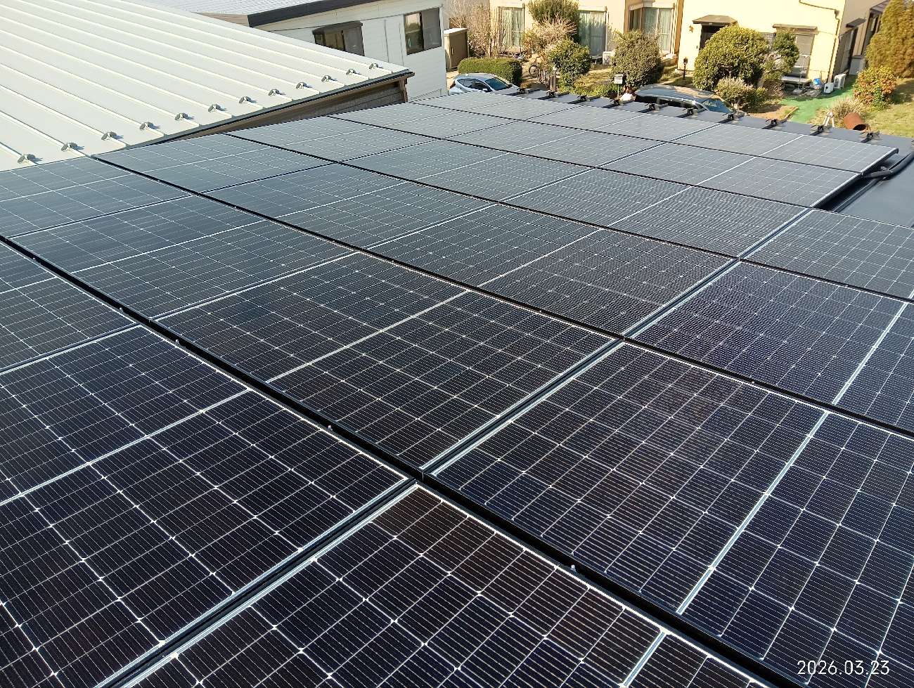 習志野市 太陽光発電6.0kW・蓄電池同時導入工事|補助金活用で電気代削減の施工写真