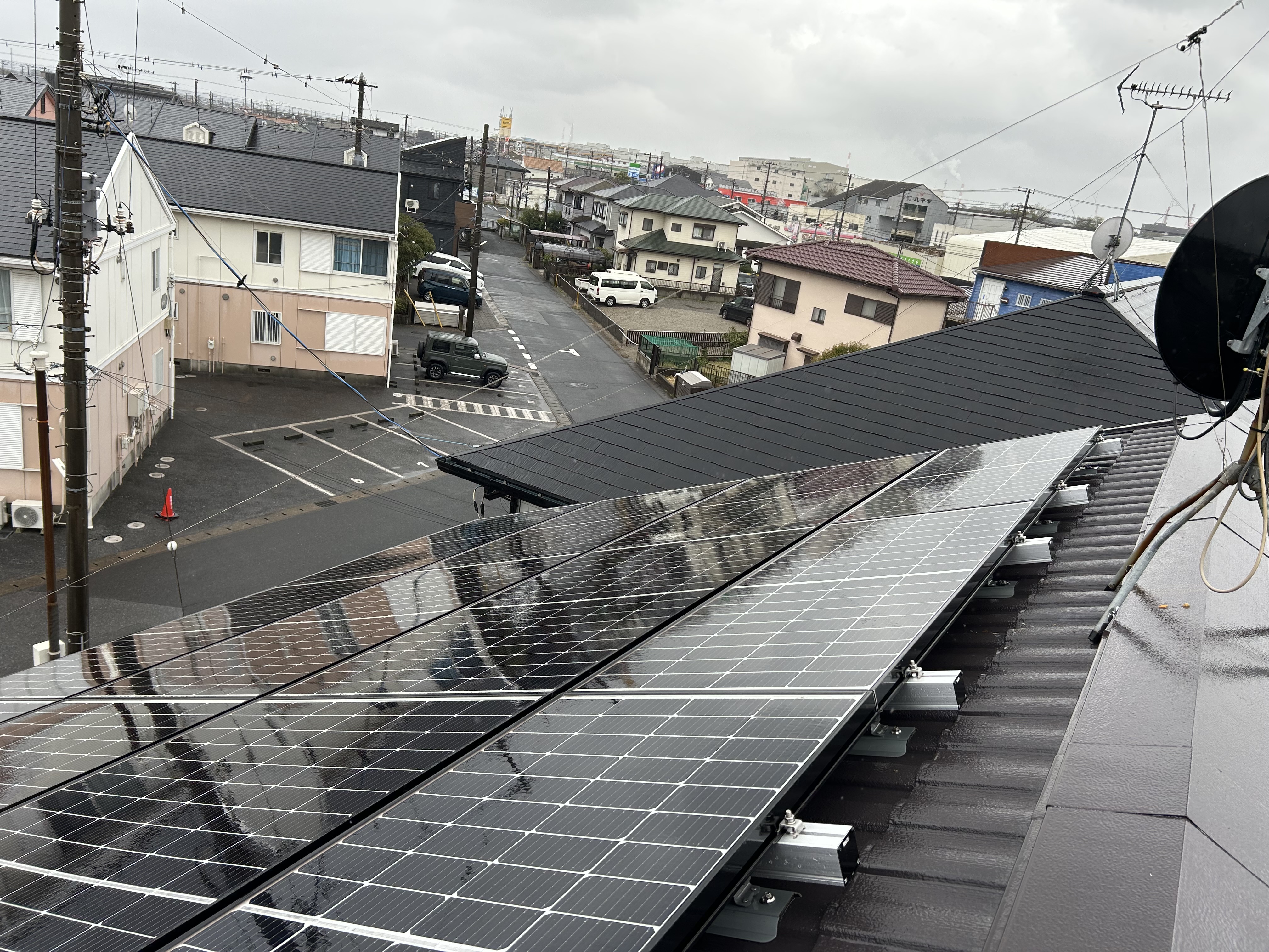 市川市 太陽光発電5.0kW・家庭用蓄電池設置工事|電気代高騰対策・停電対策の施工写真