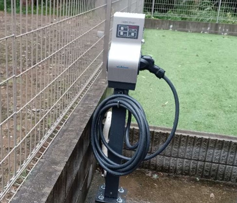 柏市 EV充電コンセント設置工事|電気自動車対応・太陽光発電連携の施工写真